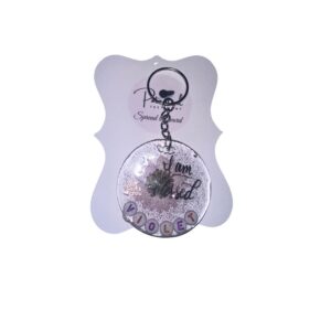 I Am Blessed – Violet Keychain