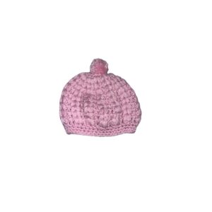 Pink Crochet Baby Hat