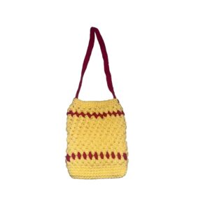 Yellow & Red Crochet Purse