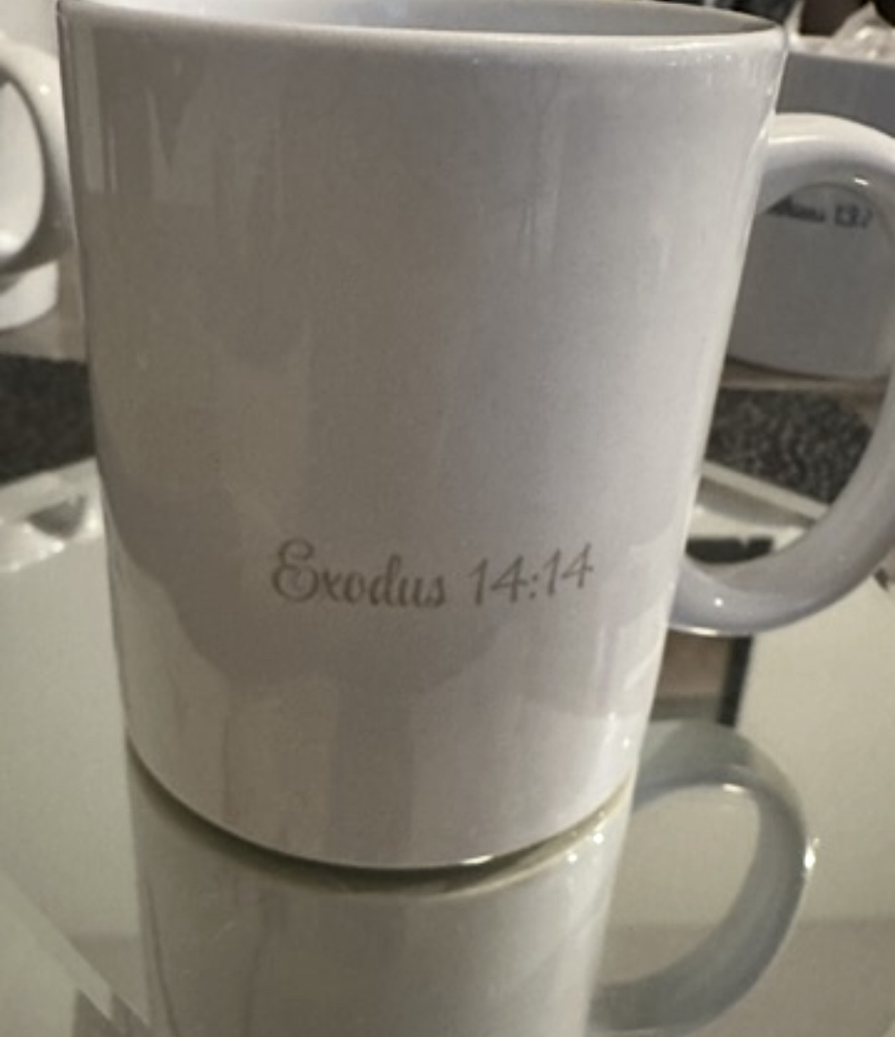 Stand Still I will fight your battles Mug Copy - Image 2