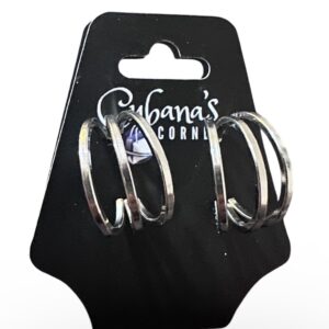Silver Hoop Earrings